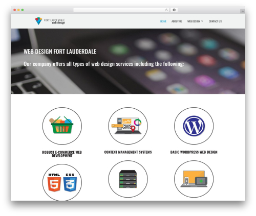 Divi WordPress ecommerce theme - web-design-fort-lauderdale.org