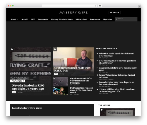 Nexstar WordPress news theme - mysterywire.com