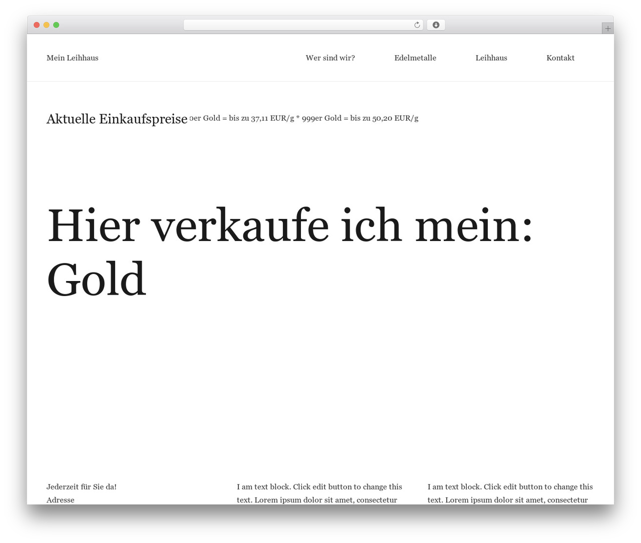 Premium WP Template WordPress theme - altgold.org