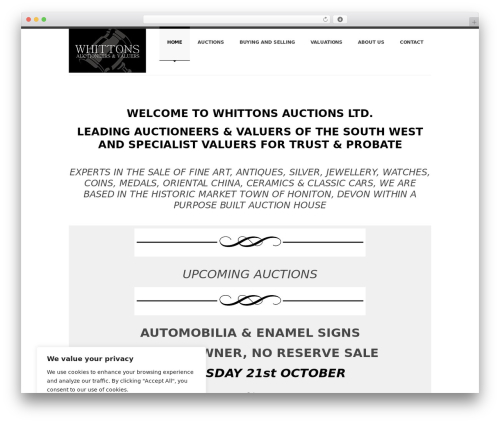 Theme WordPress SmartStart WP - Responsive HTML5 Theme - whittonsauctions.co.uk