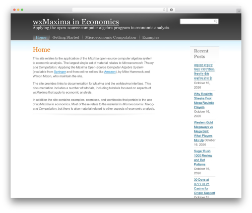 Universal Web WordPress theme - wxmaximaecon.com