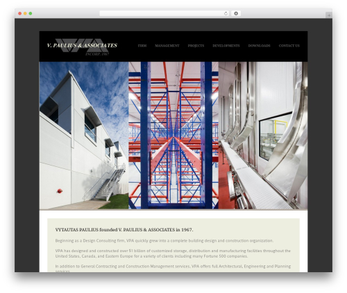 WordPress theme Maxima - wp.vpa.com