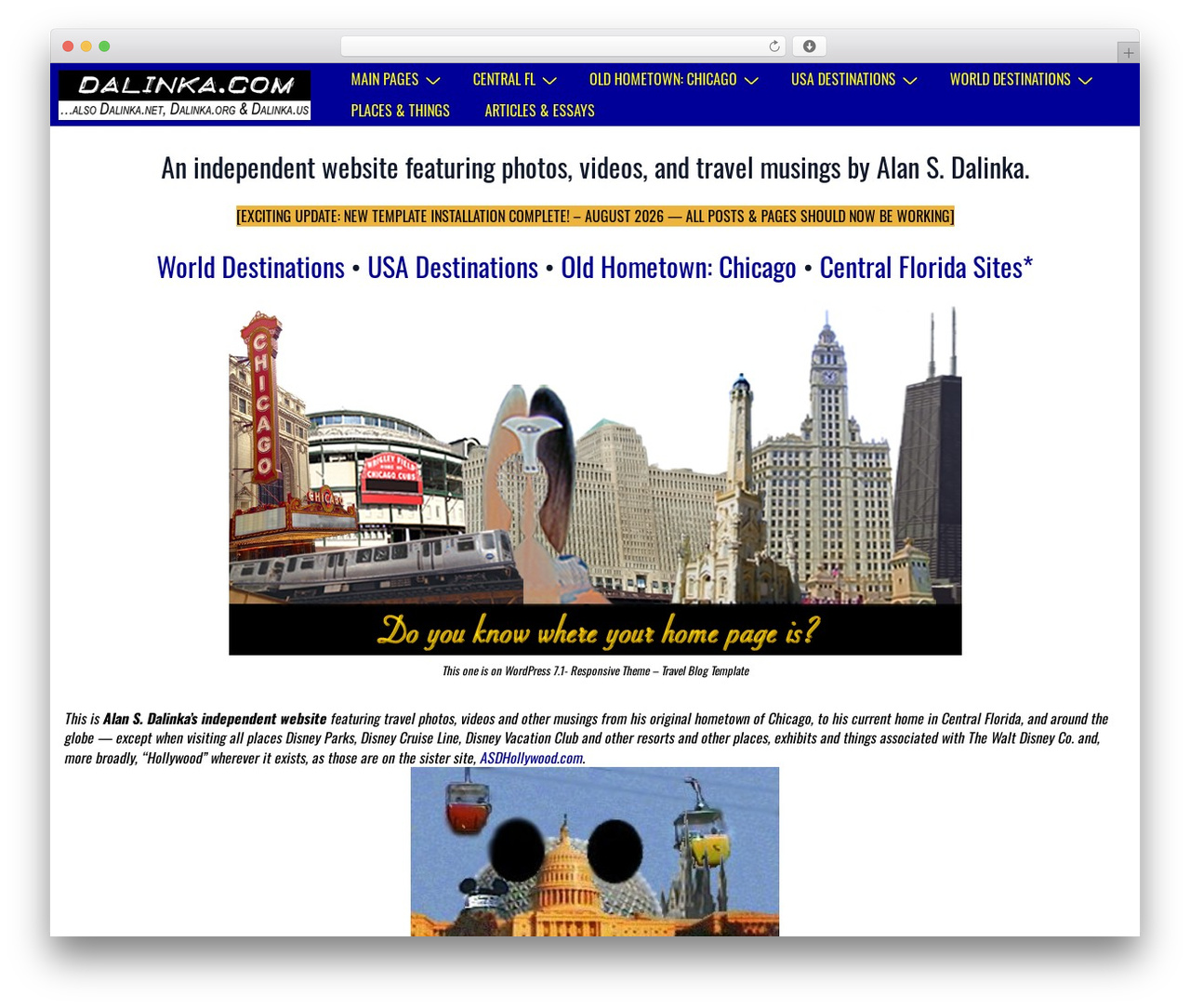 WordPress theme Responsive - wp.dalinka.com
