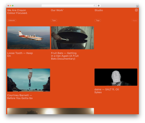 WordPress theme Crayon - wearecrayon.com