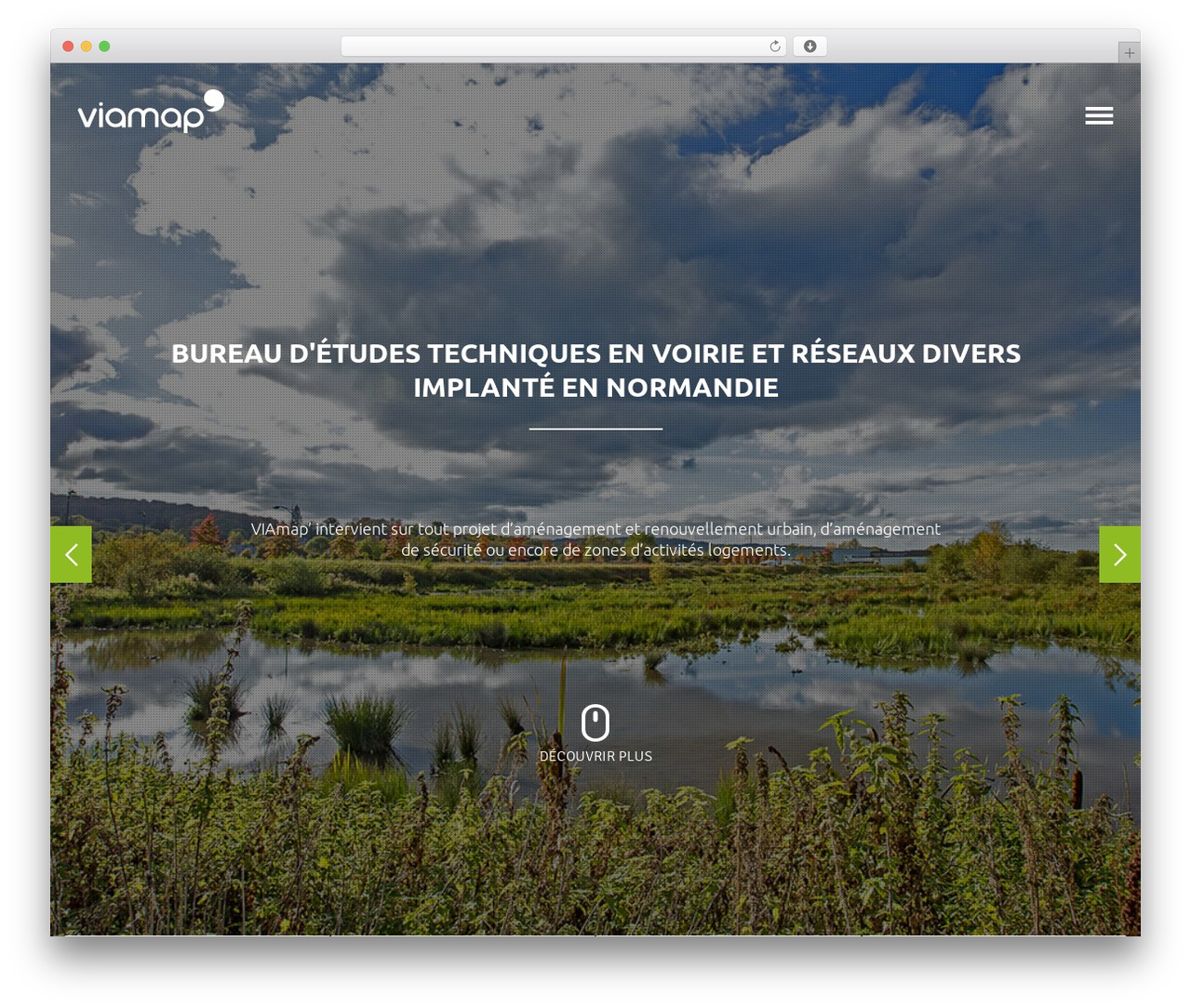 WordPress theme Interaction Theme - viamap.fr