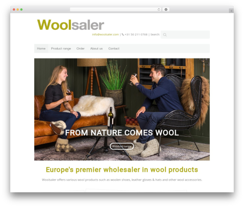 WordPress theme Peak - woolsaler.com