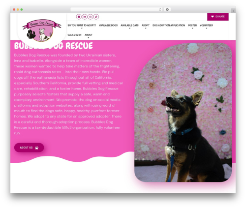 Theme WordPress Buzz To The Rescues - bubblesdogrescue.org