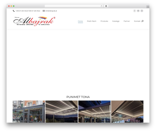 The7 theme WordPress - albajrak.al