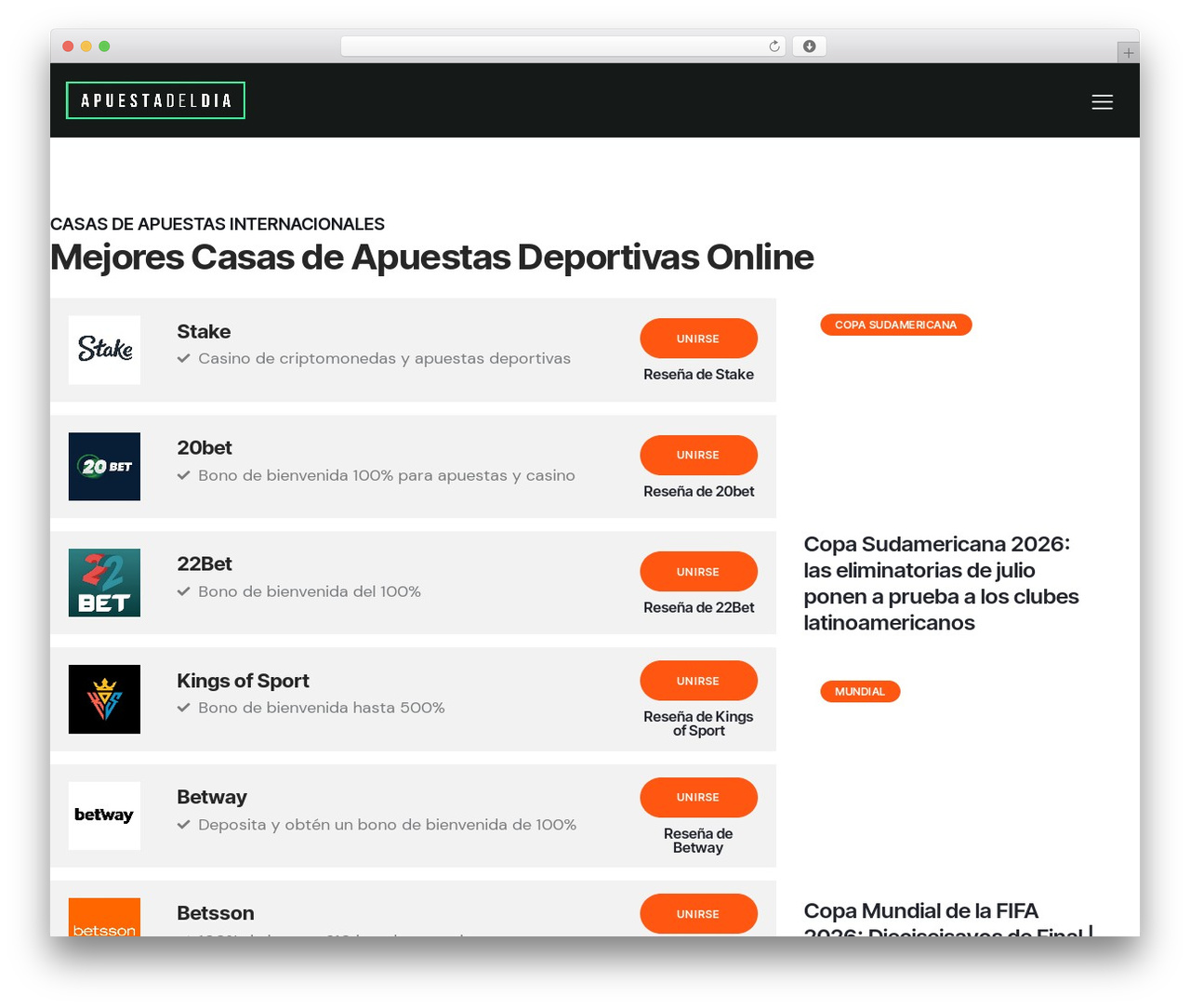 Theme WordPress Spin - apuestadeldia.com