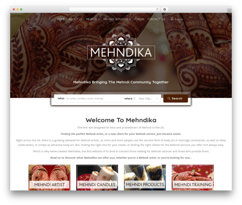 WordPress theme Listingpro - mehndika.co.uk