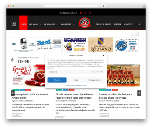 Best WordPress theme BigSlam - basketcasarsa.it