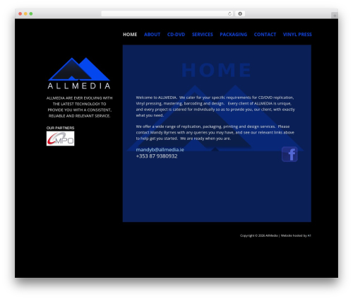 Catalyst best WordPress theme - allmedia.ie