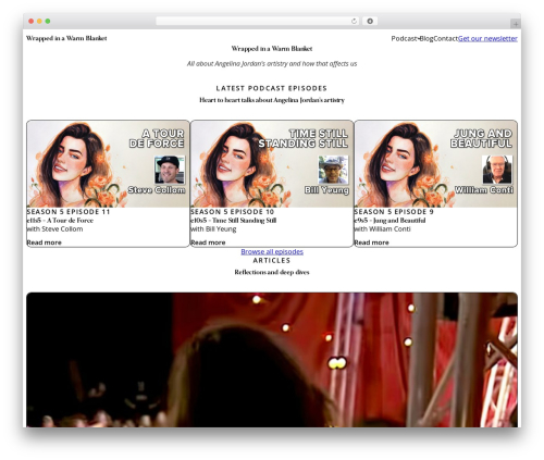 Etch Theme WordPress theme - wrappedinawarmblanket.com