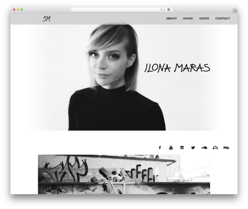 OneEngine WordPress theme design - ilonamaras.com