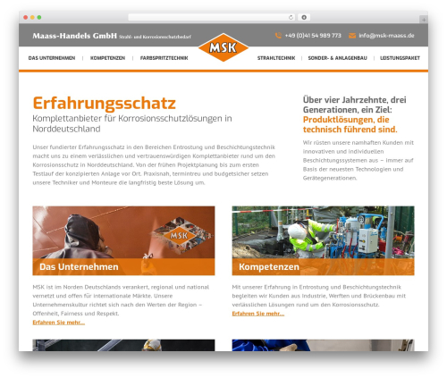 the7dtchild WP theme - msk-maass.de