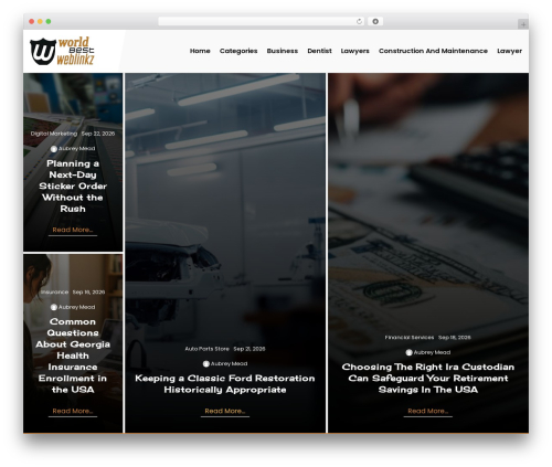 Theme WordPress Divi - worldbestweblinkz.com
