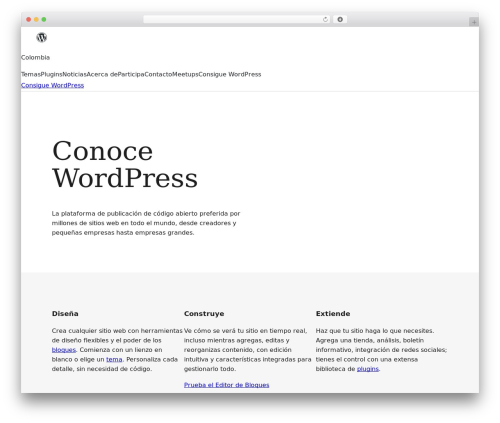 WordPress.org Parent Theme, 2021 edition WordPress theme - es-co.wordpress.org