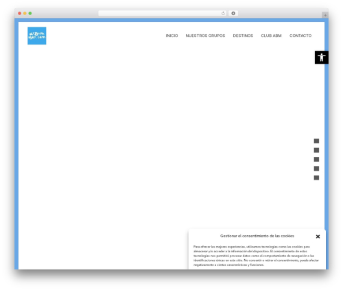 WordPress theme aeuroweb - abmviajes.com