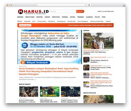 BloggingPro theme WordPress - harus.id