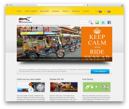 Boldy theme WordPress - akepanich.com