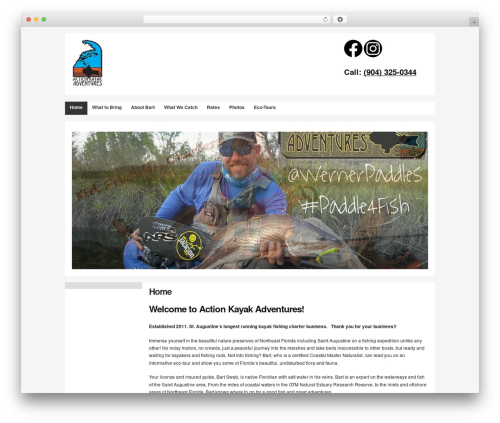 Rotating images WordPress plugin - actionkayakadventures.com