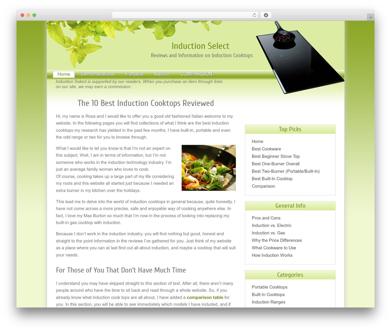 ClickBump theme WordPress - inductionselect.com