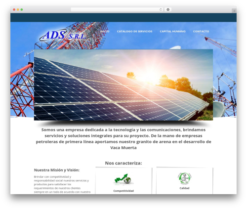 Cloud Hoster (shared on wplocker.com) WordPress website theme - adssrl.com.ar