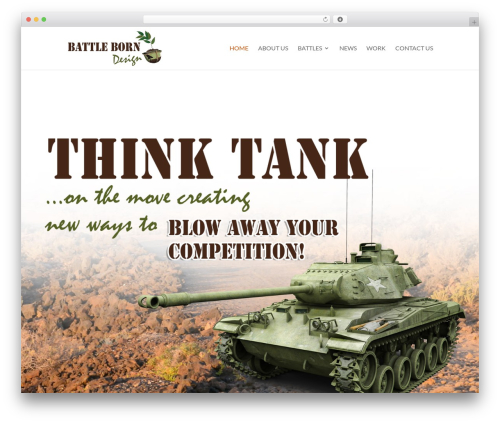 Divi best WordPress theme - battleborndesign.com