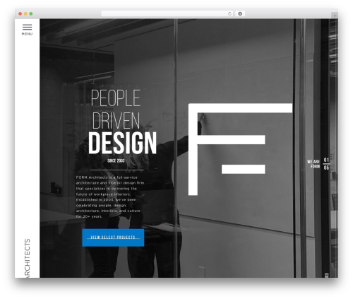 Form Architects WordPress theme - www.form-architects.com
