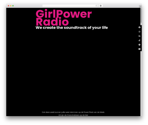 Sonaar music pro WordPress plugin - girlpowerradio.nl