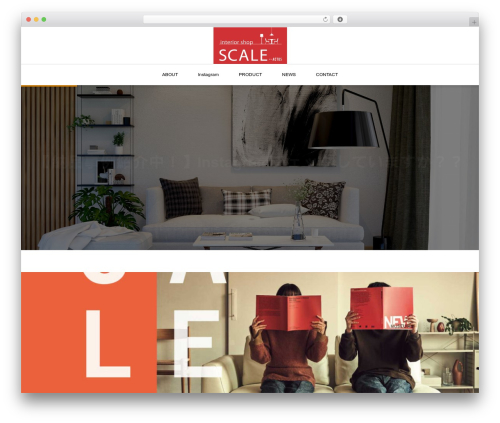 ONE WordPress theme - scale-sayama.com