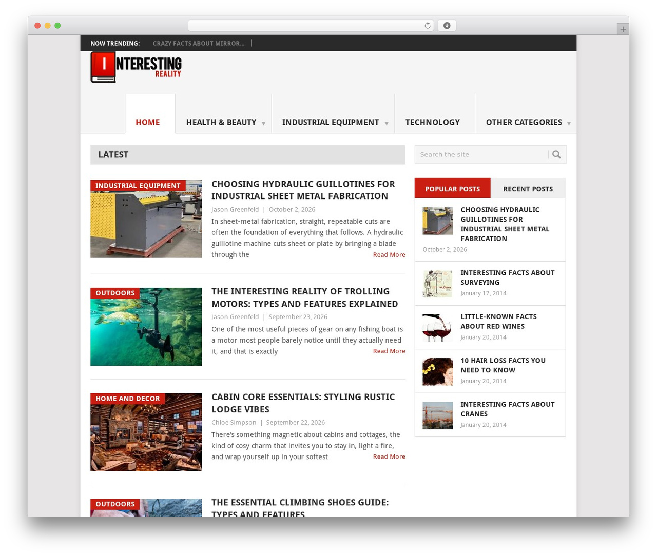Point WordPress theme - interestingreality.com Point WordPress theme - interestingreality.com