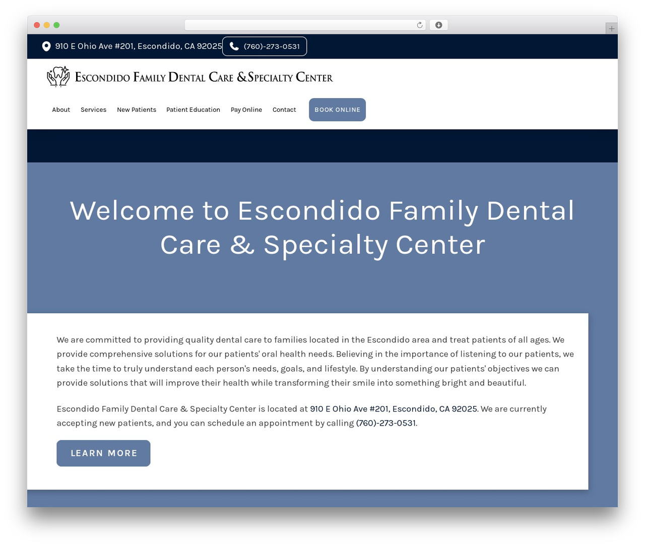 Pro WordPress theme - escondidofamilydentistry.com Pro WordPress theme - escondidofamilydentistry.com