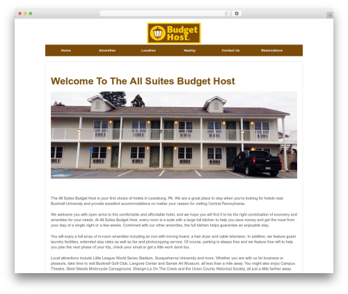 Responsive Pro WordPress hotel theme - hotelinnlewisburgpa.com