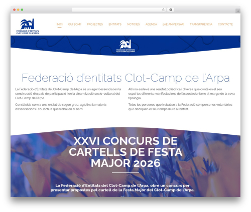 Theme WordPress Angle - clotcampdelarpa.cat