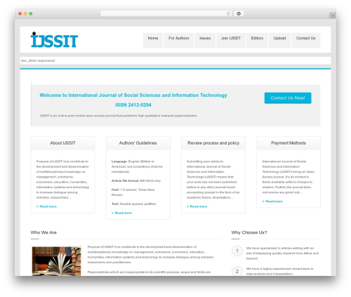 Ultra content elements WordPress plugin - ijssit.com