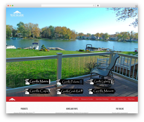 WordPress theme Launchpad_ - waymarkproducts.com