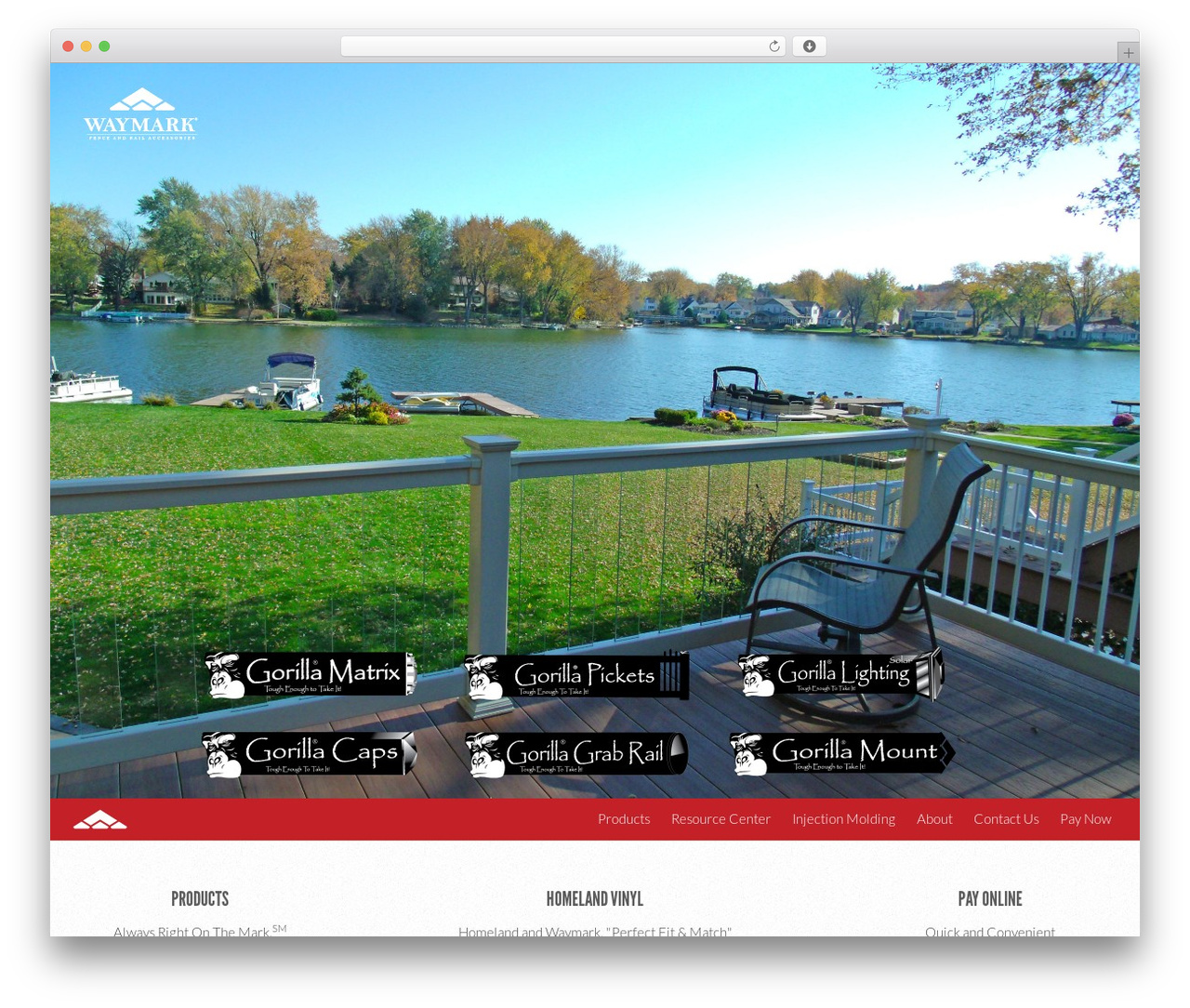 WordPress theme Launchpad_ - waymarkproducts.com