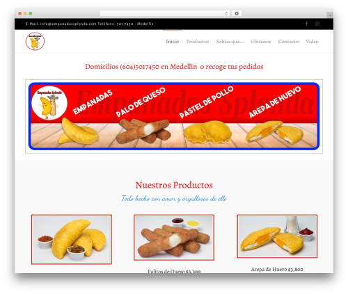 Engage WordPress theme - empanadassplenda.com