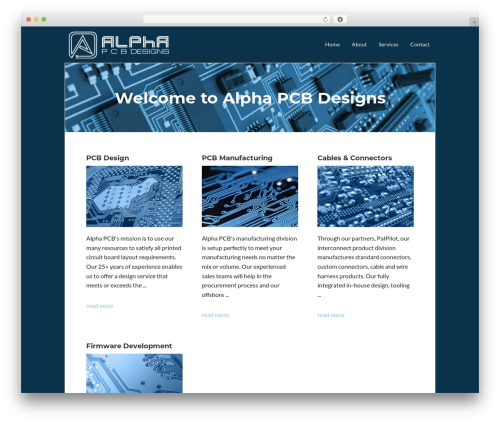 Executive Pro Theme theme WordPress - alphapcb.com
