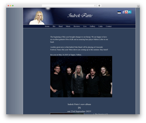 IPM WordPress theme - indrekpatte.com