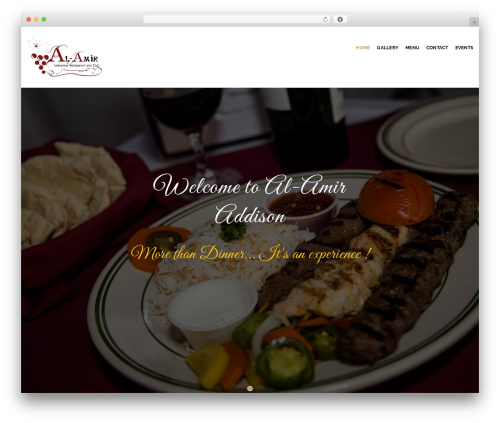 Maxrestaurant WordPress theme - alamiraddison.com