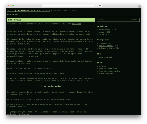 Micro theme WordPress - ragnarok.com.ar/blog Micro theme WordPress - ragnarok.com.ar/blog
