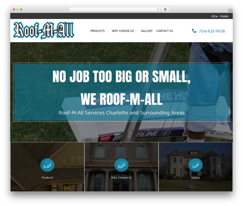 Reach Local theme WordPress - roof-m-all.com