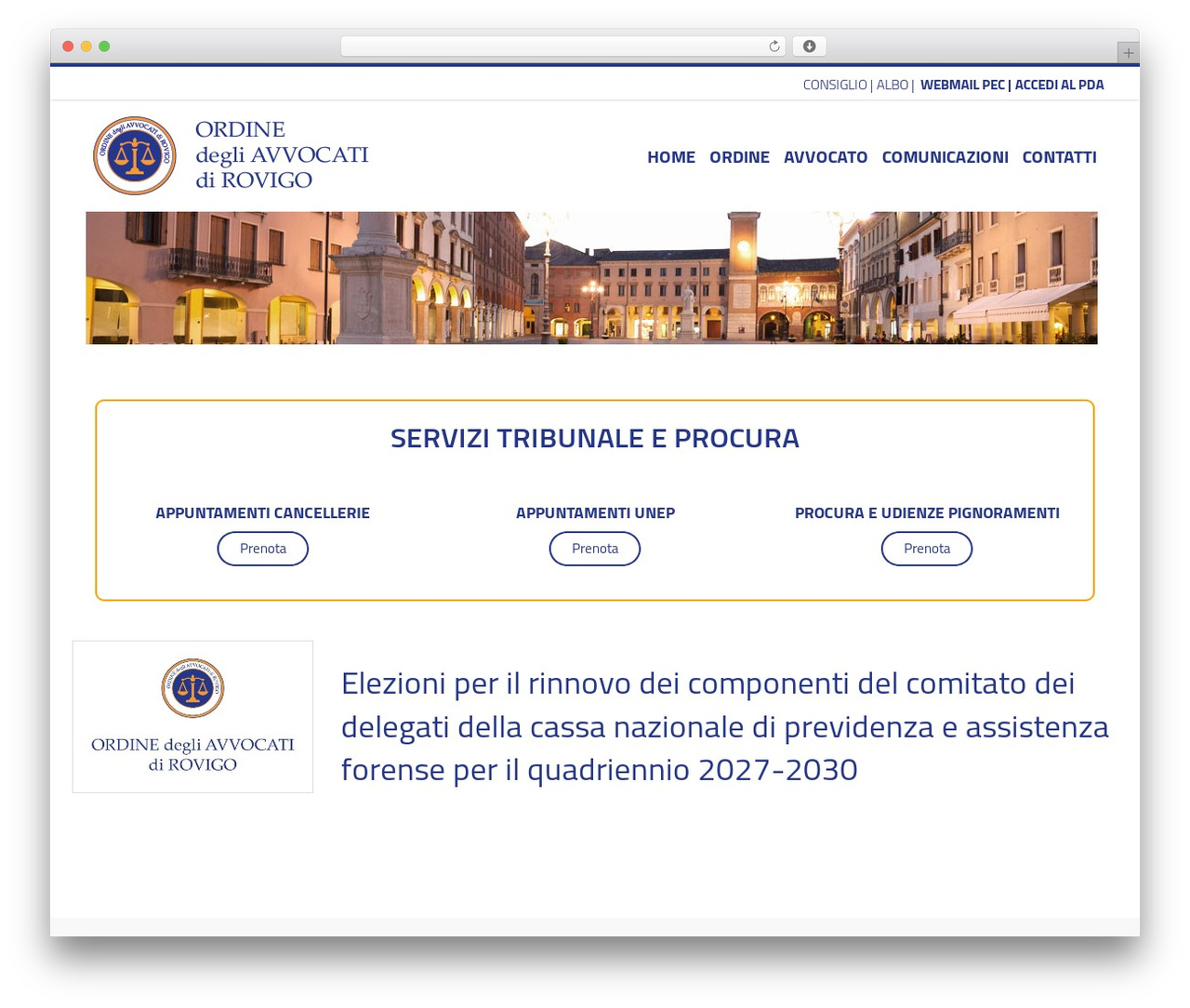 Servicematica WordPress website theme - ordineavvocatirovigo.it Servicematica WordPress website theme - ordineavvocatirovigo.it