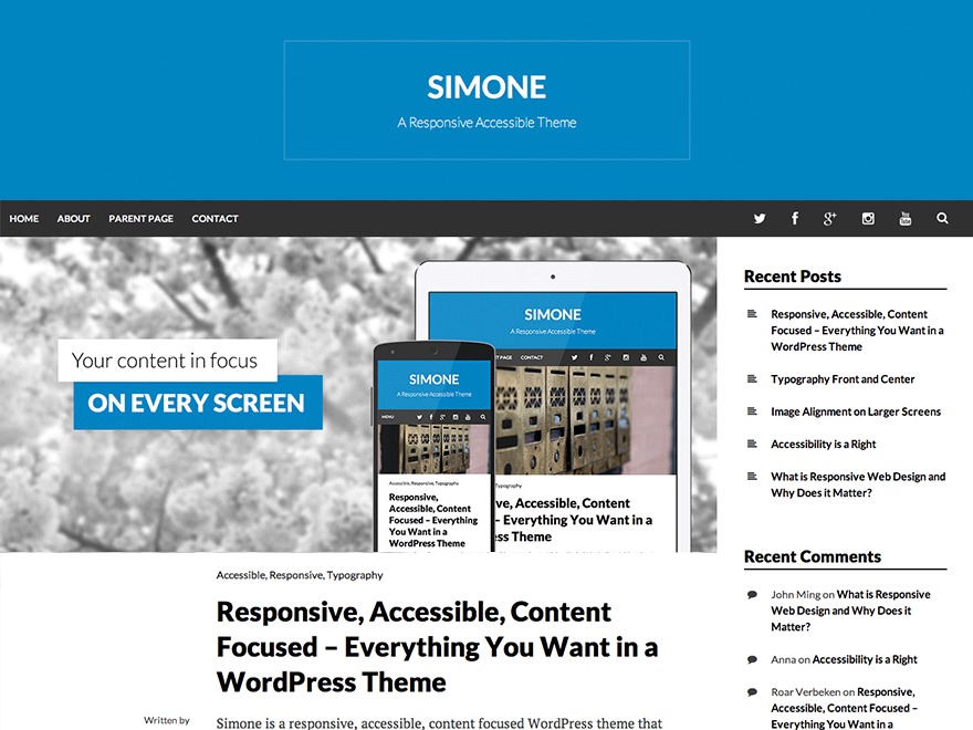 Simone wallpapers WordPress theme by Morten Rand-Hendriksen