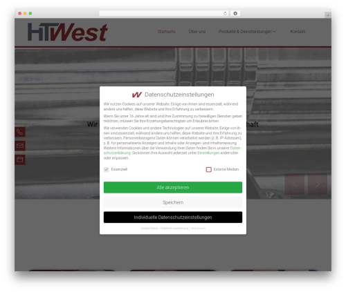 Webtonia Theme WordPress theme design - htwest.de