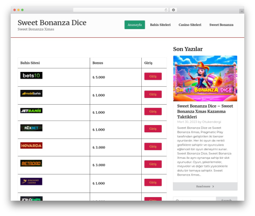 WordPress theme Chap - n-retro.com