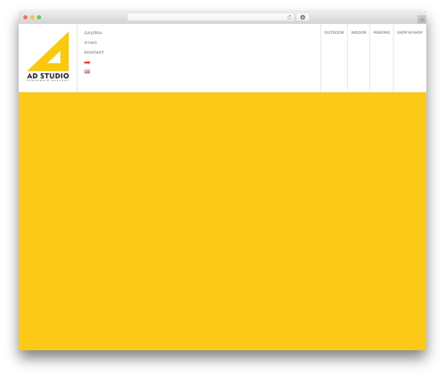 WordPress theme FULLSCREEN - adstudio.pl/logotypy