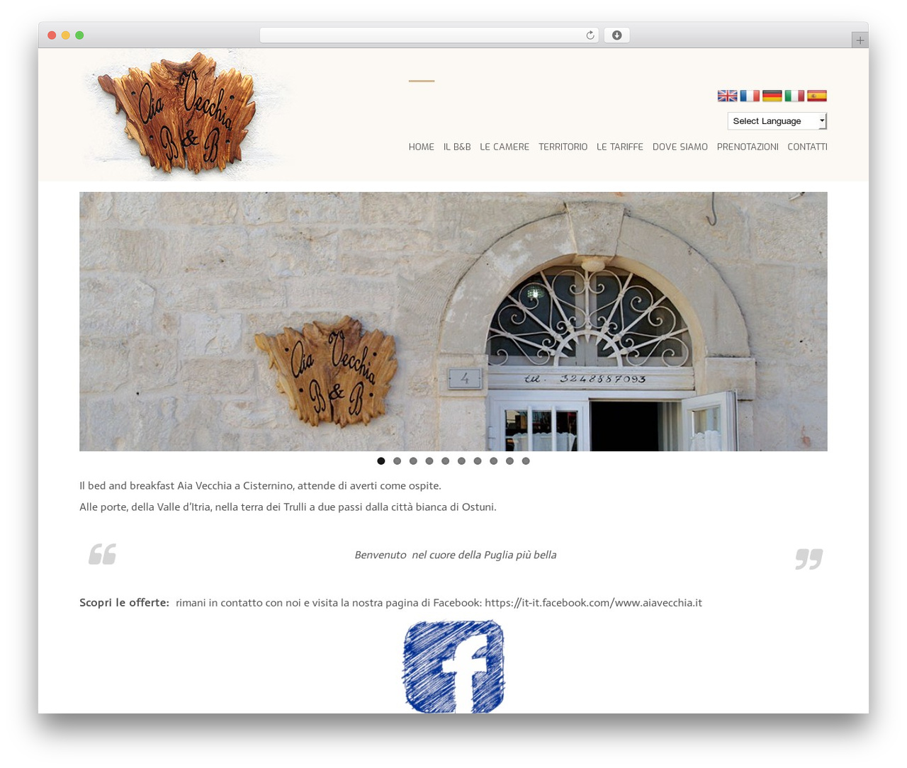 WordPress theme Marketer - aiavecchia.it